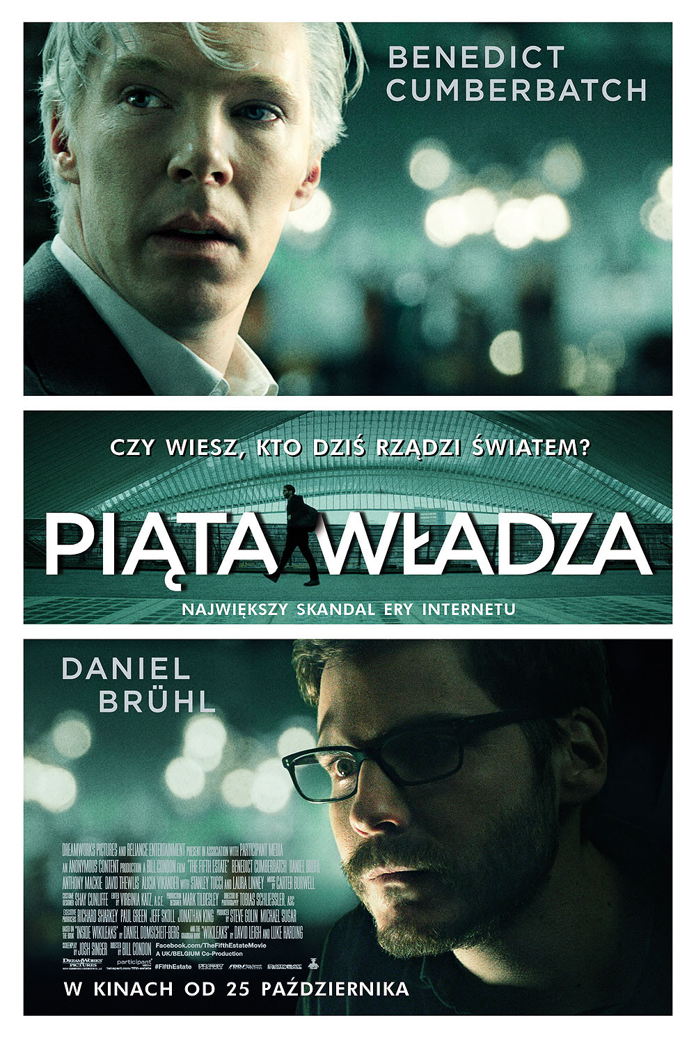 Polski plakat filmu 'Piąta władza'