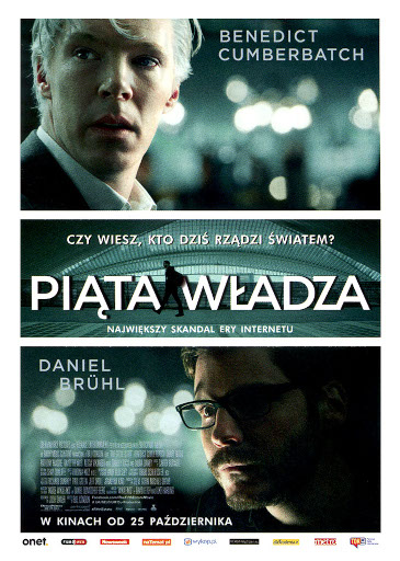Przód ulotki filmu 'Piąta Władza'