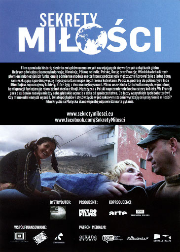 Tył ulotki filmu 'Sekrety Miłości'