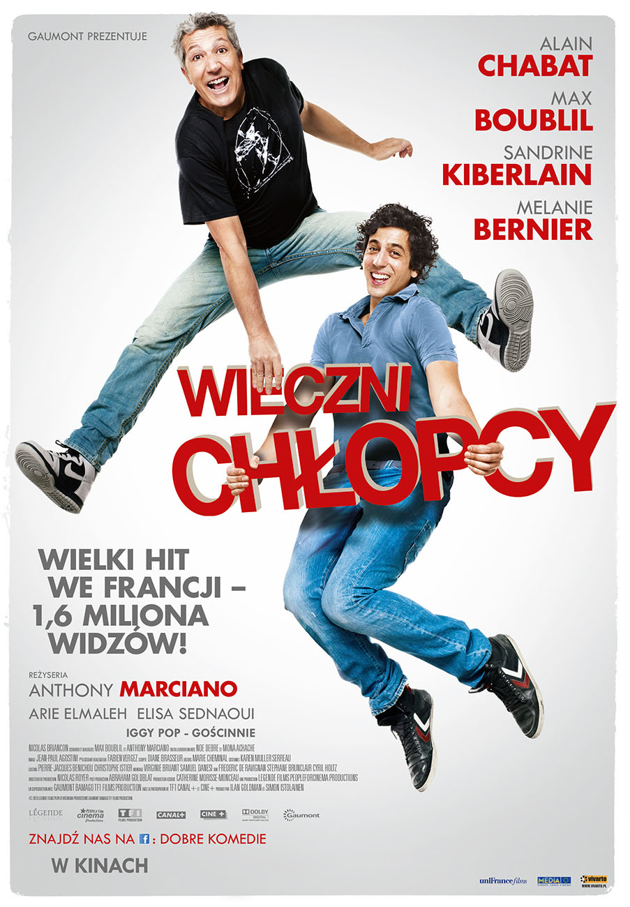 Polski plakat filmu 'Wieczni chłopcy'