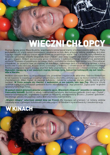 Tył ulotki filmu 'Wieczni Chłopcy'