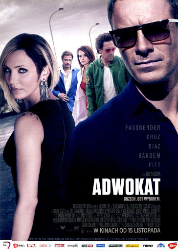 Przód ulotki filmu 'Adwokat'
