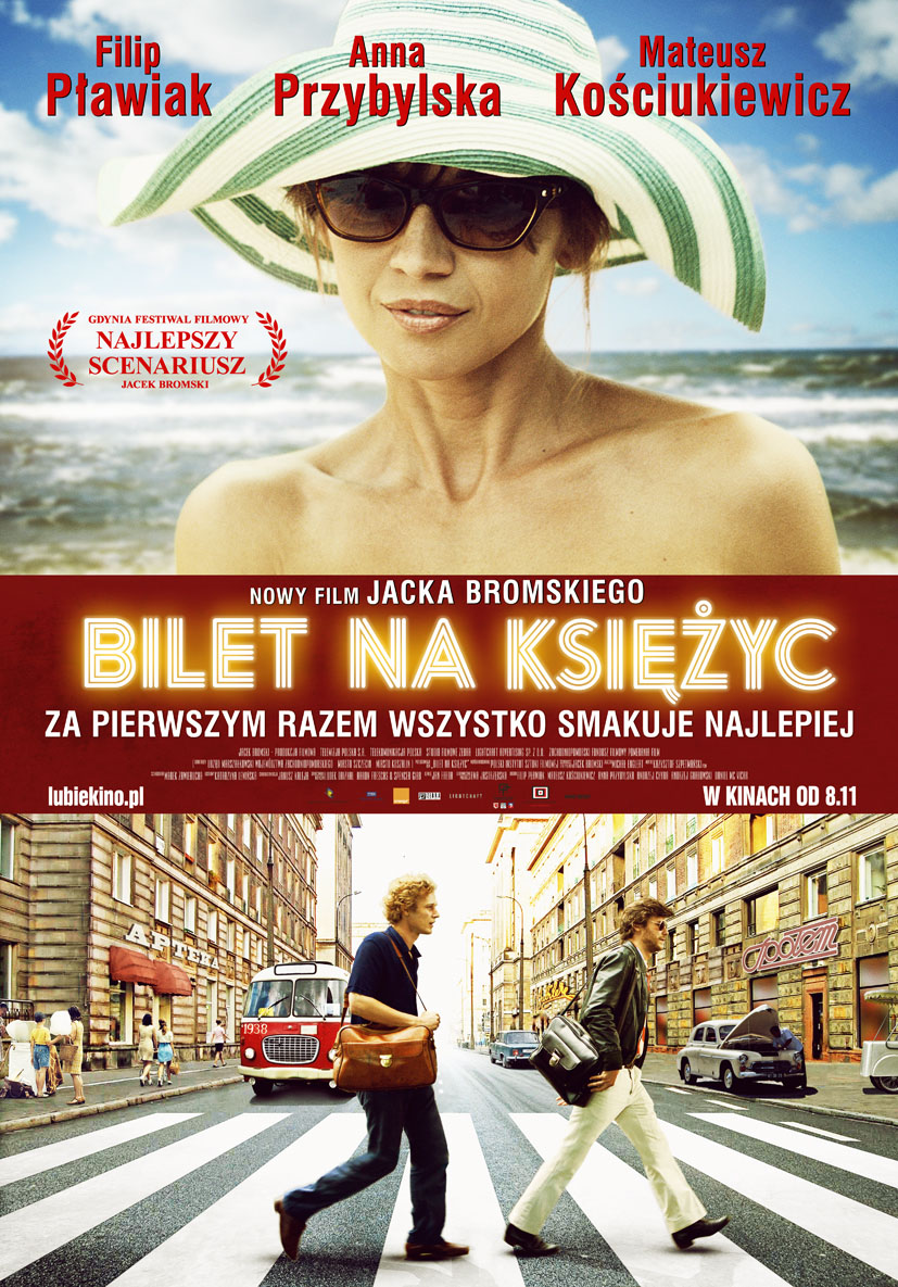 Polski plakat filmu 'Bilet na Księżyc'