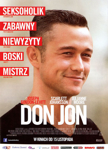 Przód ulotki filmu 'Don Jon'