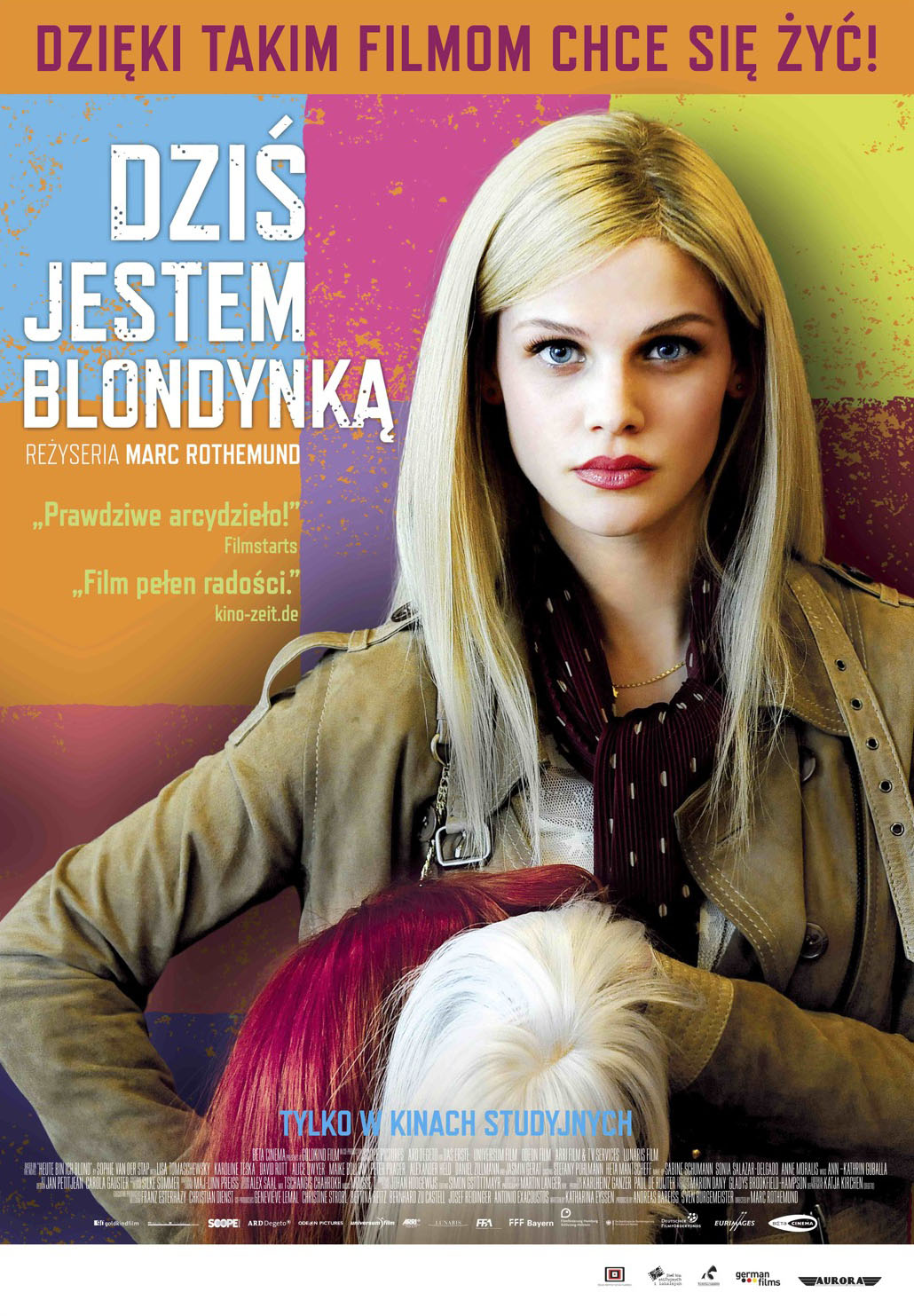 Polski plakat filmu 'Dziś jestem blondynką'