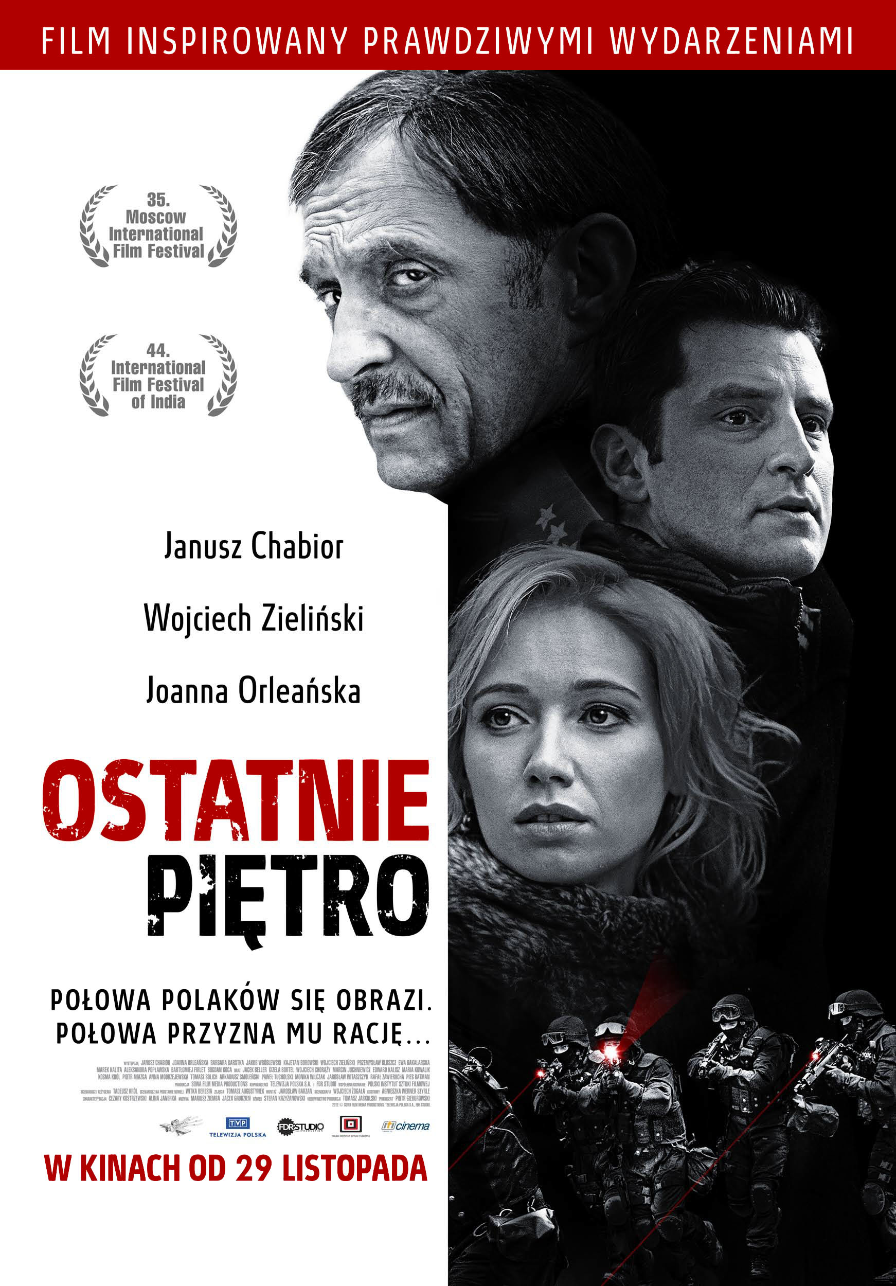 Polski plakat filmu 'Ostatnie piętro'