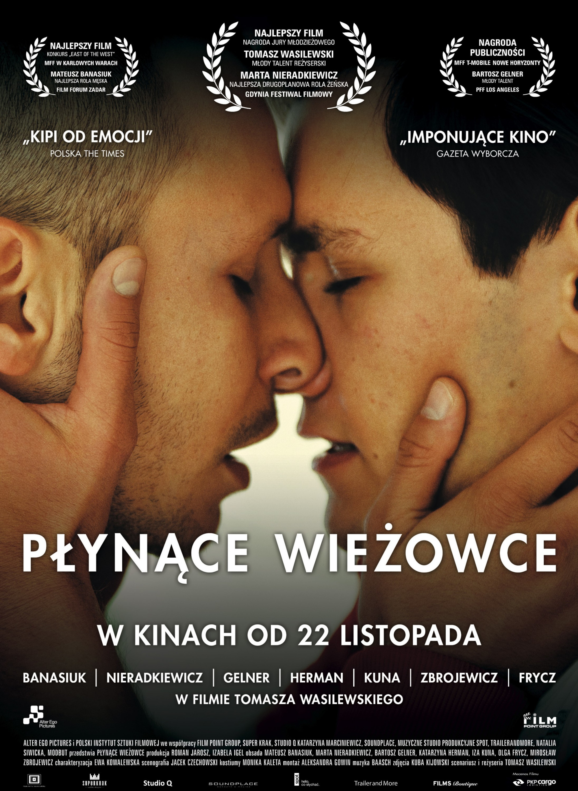 Polski plakat filmu 'Płynące wieżowce'