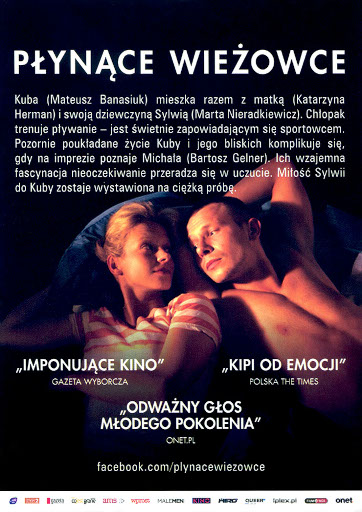 Tył ulotki filmu 'Płynące Wieżowce'