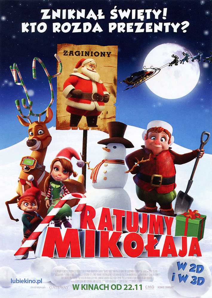 Ulotka filmu 'Ratujmy Mikołaja (przód)'