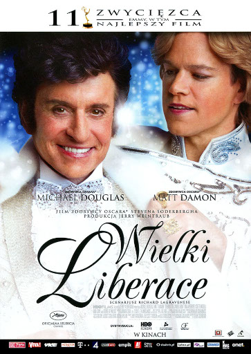 Przód ulotki filmu 'Wielki Liberace'