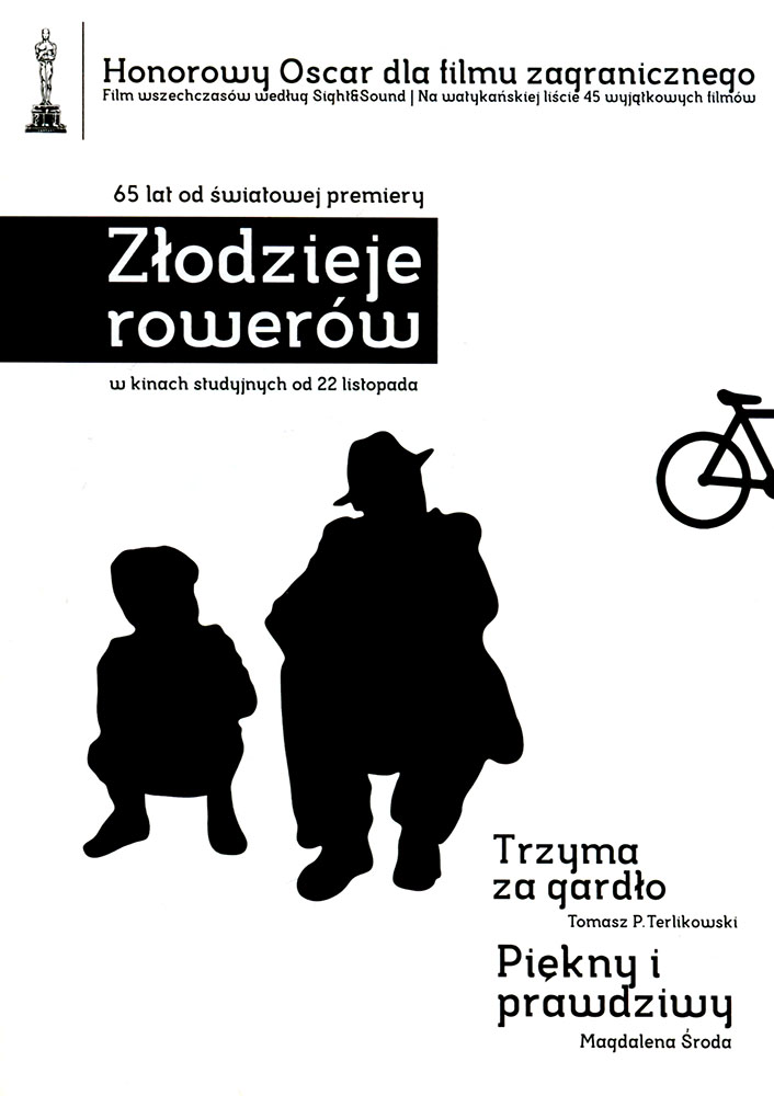 Ulotka filmu 'Złodzieje Rowerów (przód)'