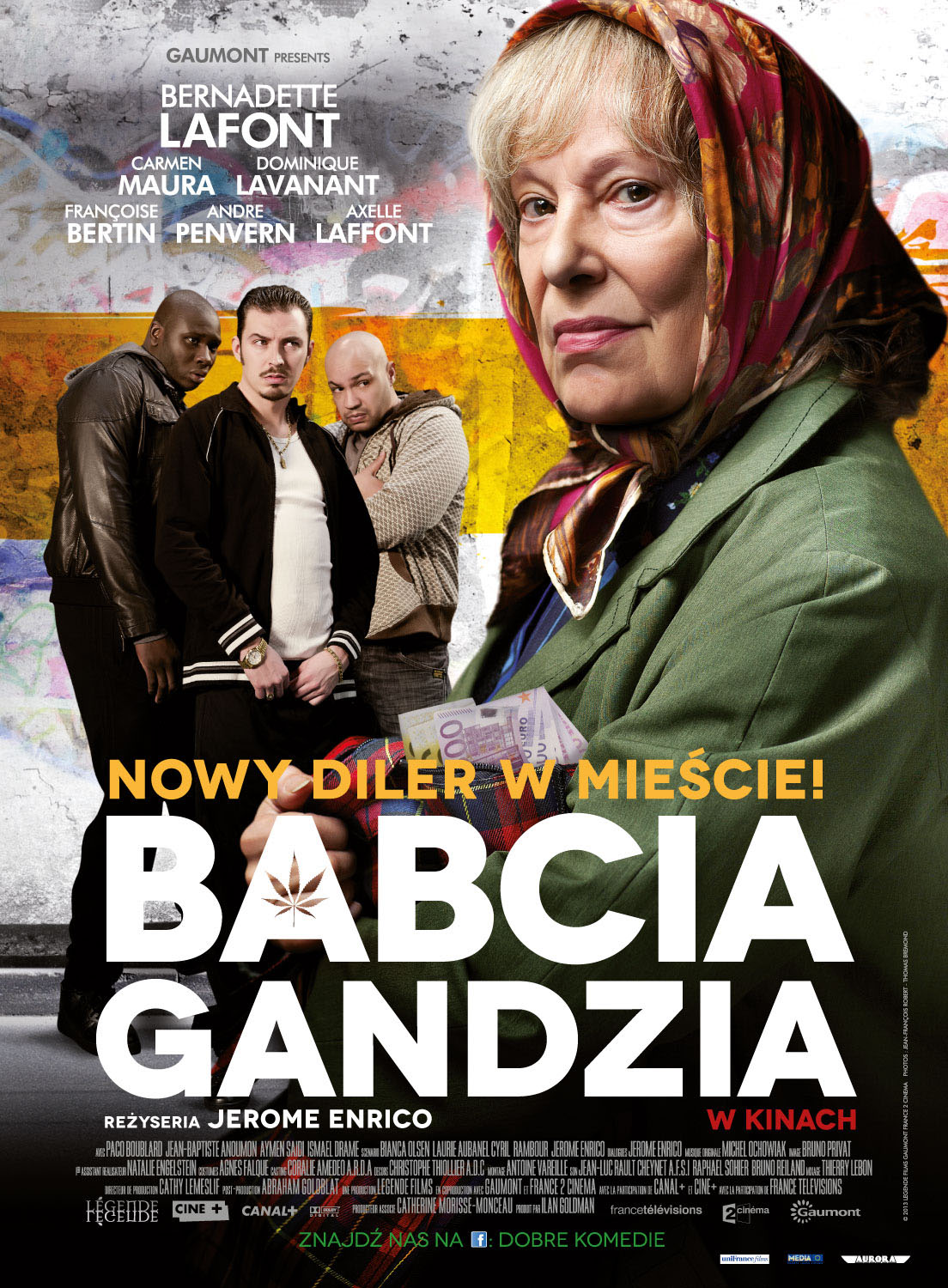 Polski plakat filmu 'Babcia Gandzia'