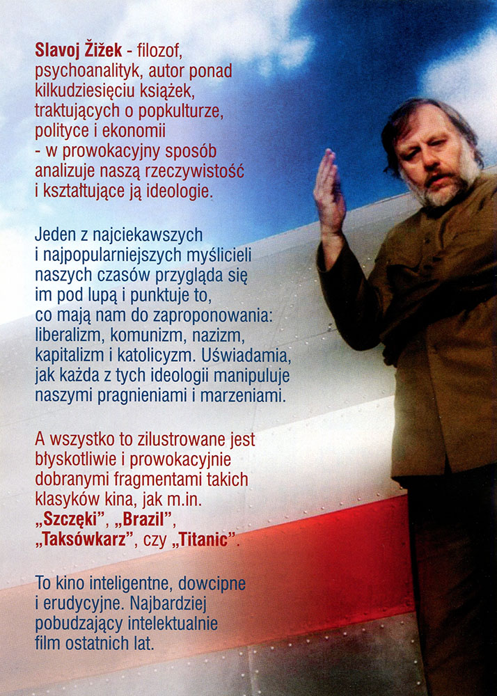 Ulotka filmu 'Perwersyjny Przewodnik Po Ideologiach (przód - wersja B)'