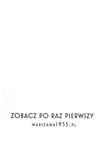 Tył ulotki filmu 'Warszawa 1935'