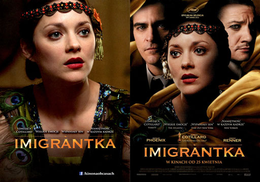 Przód ulotki filmu 'Imigrantka'