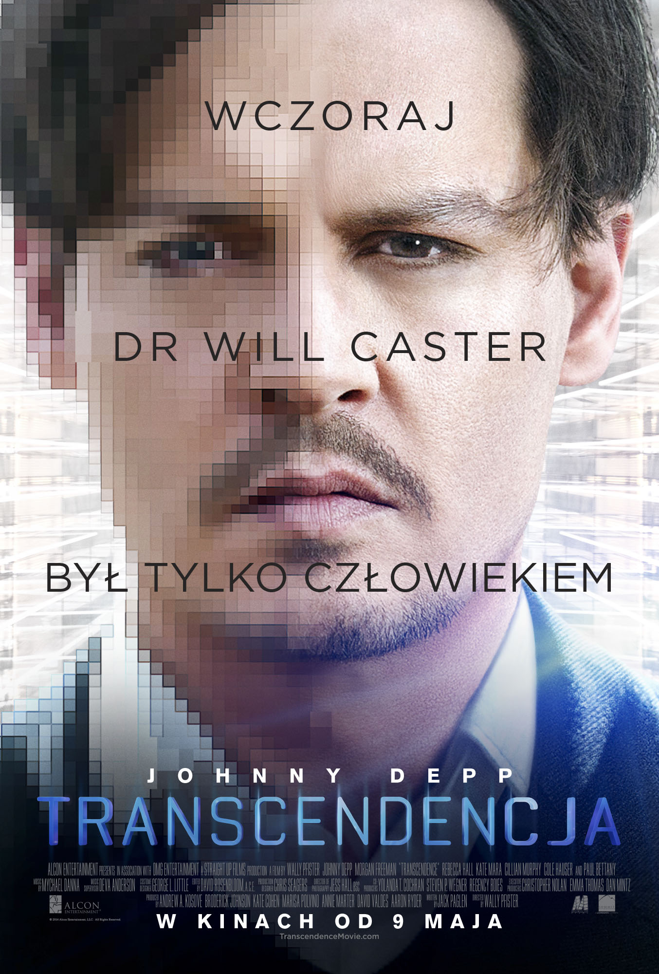 Polski plakat filmu 'Transcendencja'