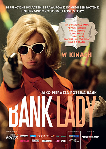 Przód ulotki filmu 'Bank Lady'