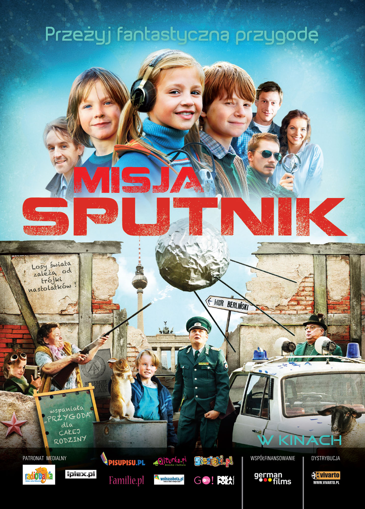Ulotka filmu 'Misja Sputnik (przód)'