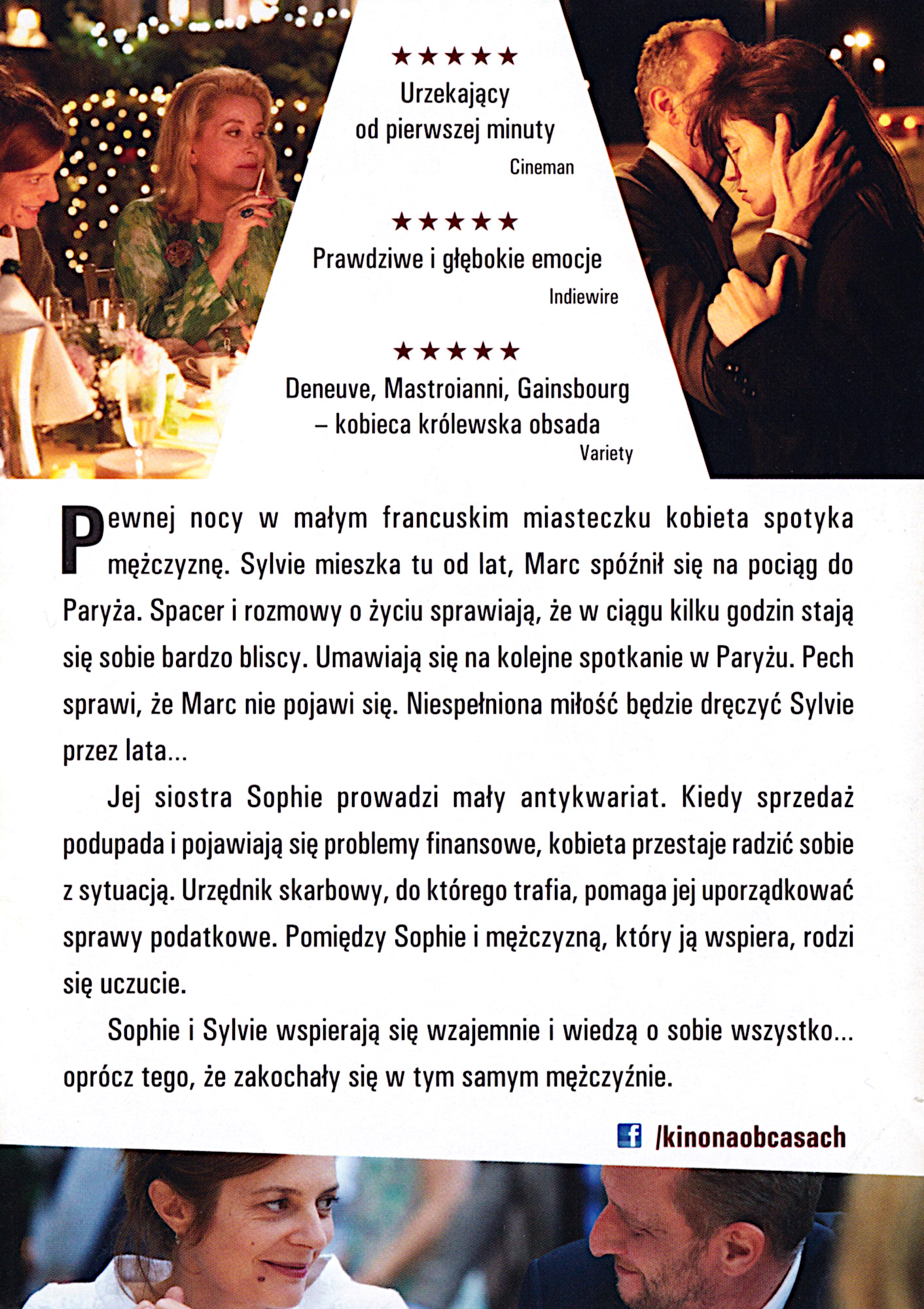 Ulotka filmu '3 Serca (tył)'