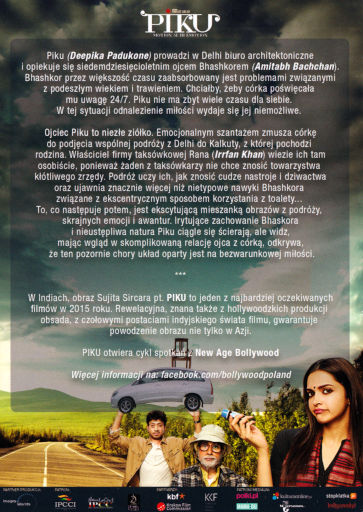 Tył ulotki filmu 'Piku'