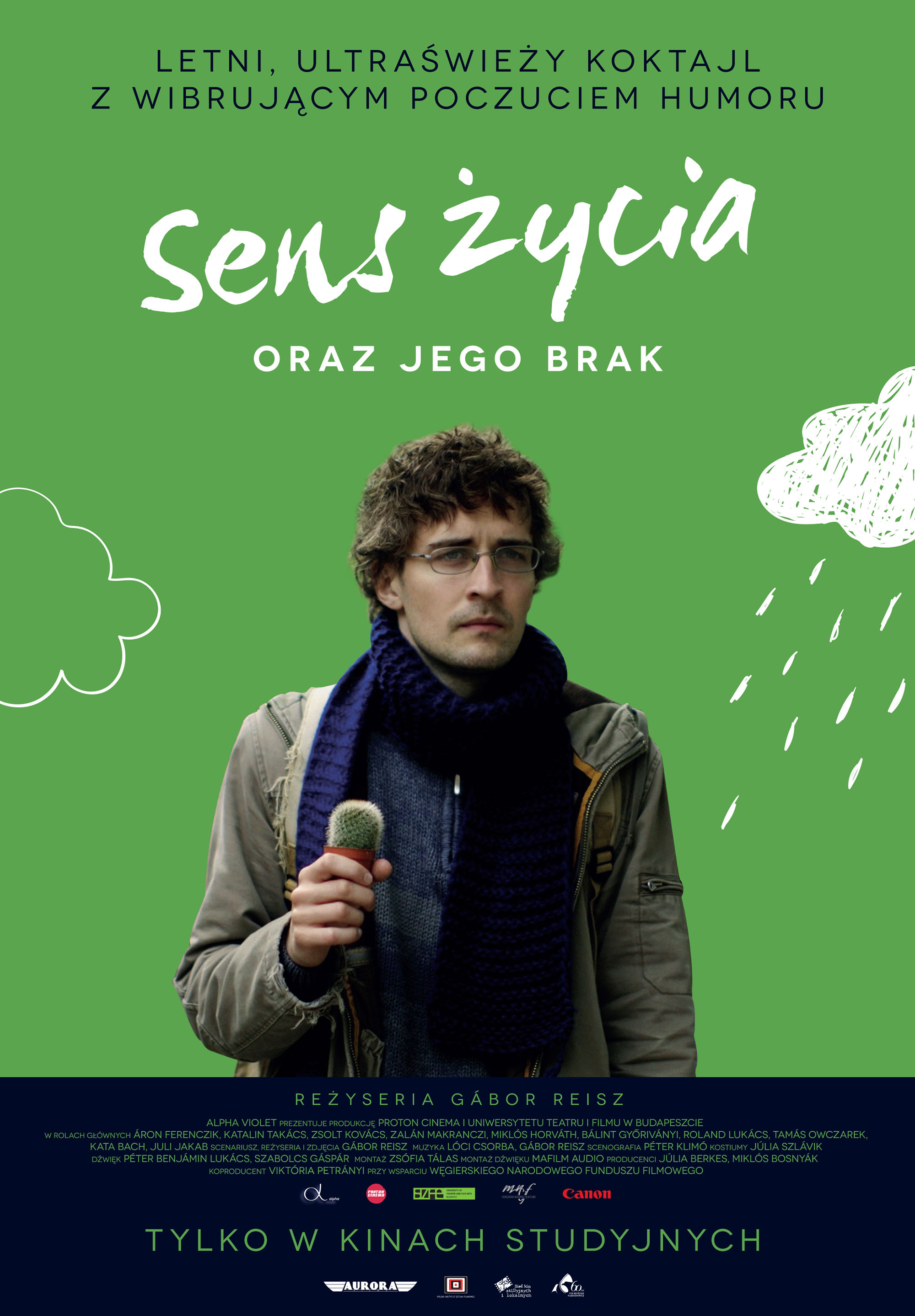 Polski plakat filmu 'Sens życia oraz jego brak'