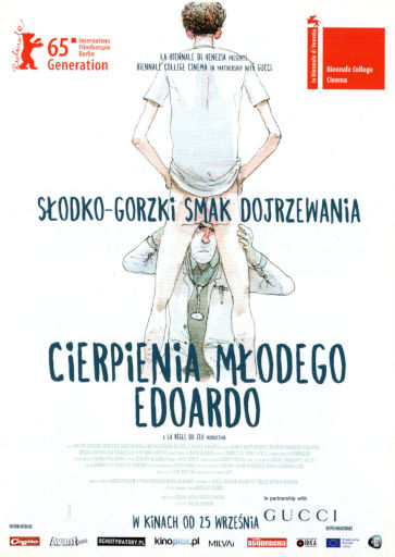 Przód ulotki filmu 'Cierpienia młodego Edoardo'