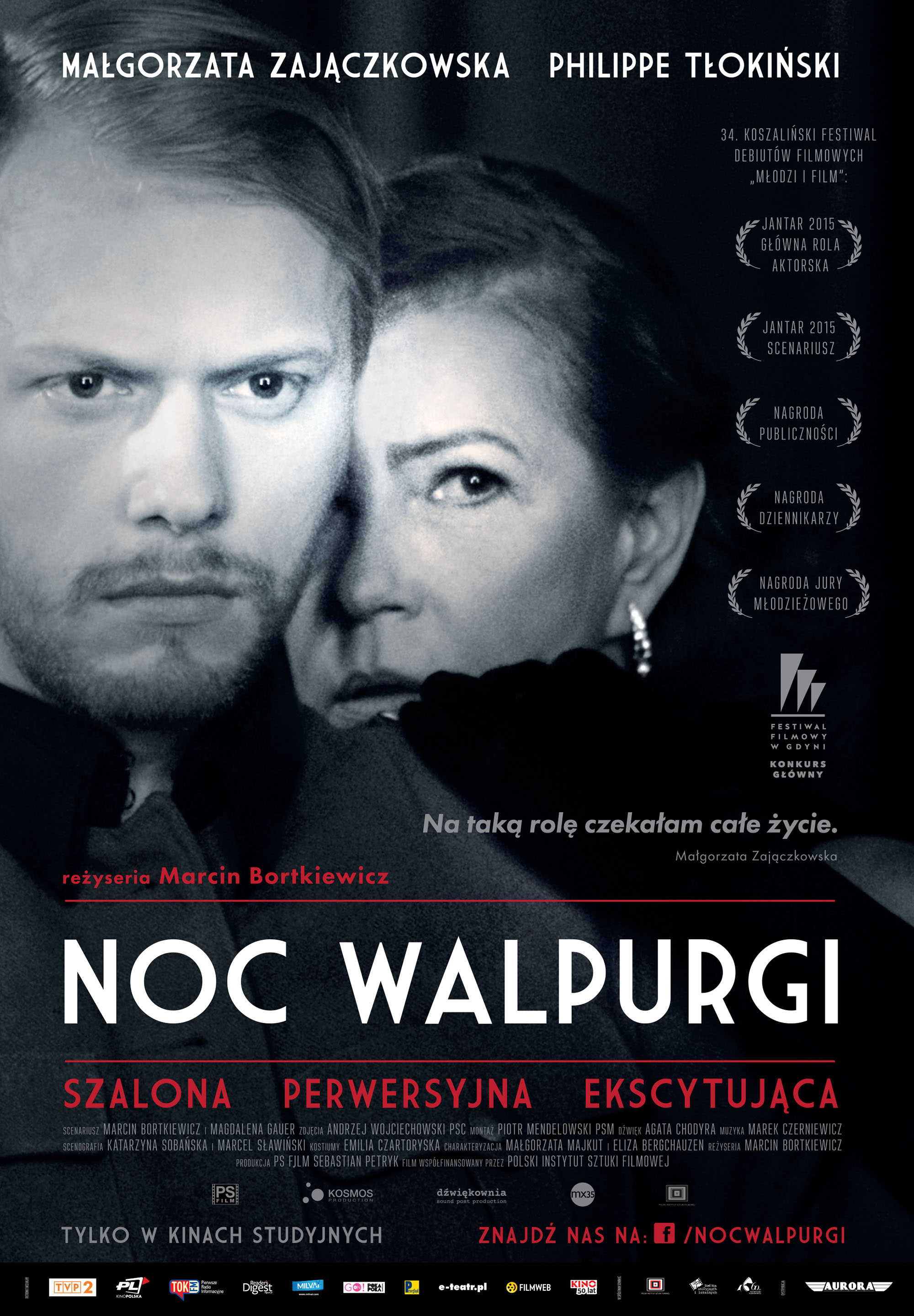 Polski plakat filmu 'Noc Walpurgi'