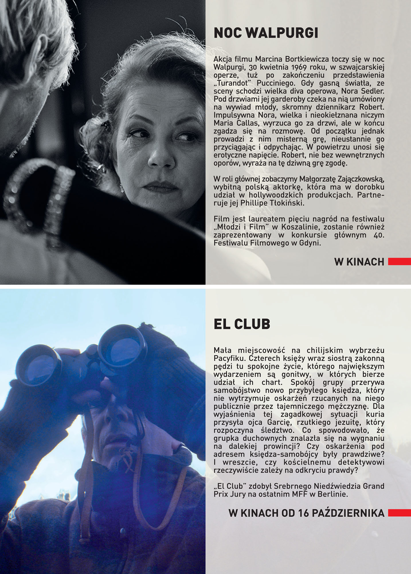 Ulotka filmu 'Noc Walpurgi (tył)'