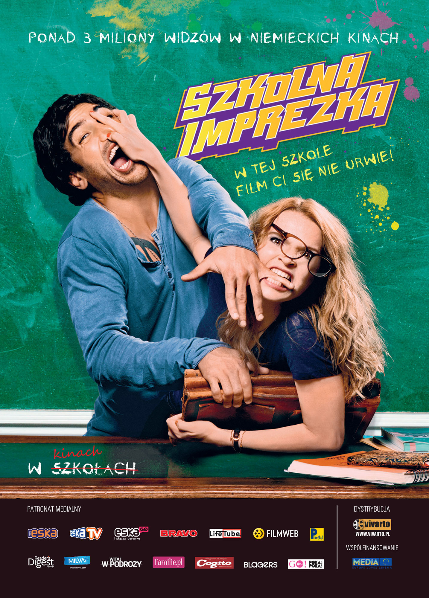 Ulotka filmu 'Szkolna Imprezka (przód)'