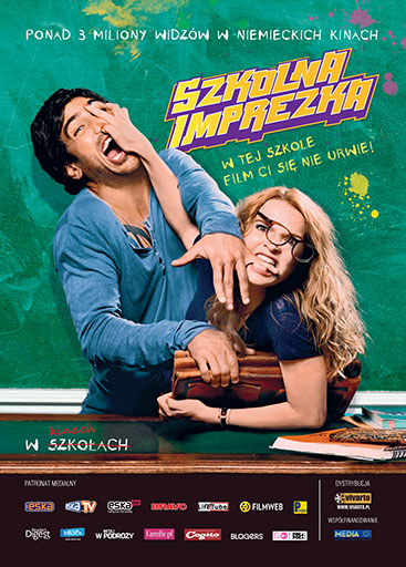 Przód ulotki filmu 'Szkolna imprezka'