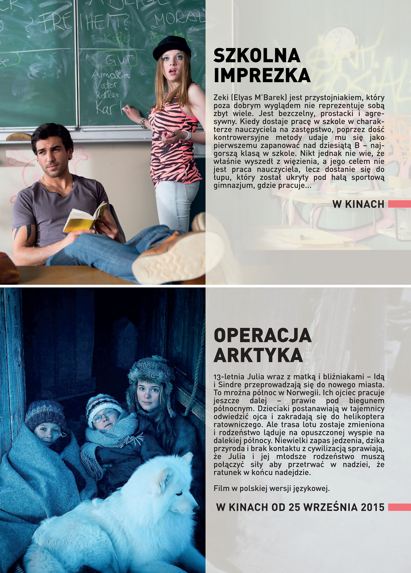 Ulotka filmu 'Szkolna Imprezka (tył)'
