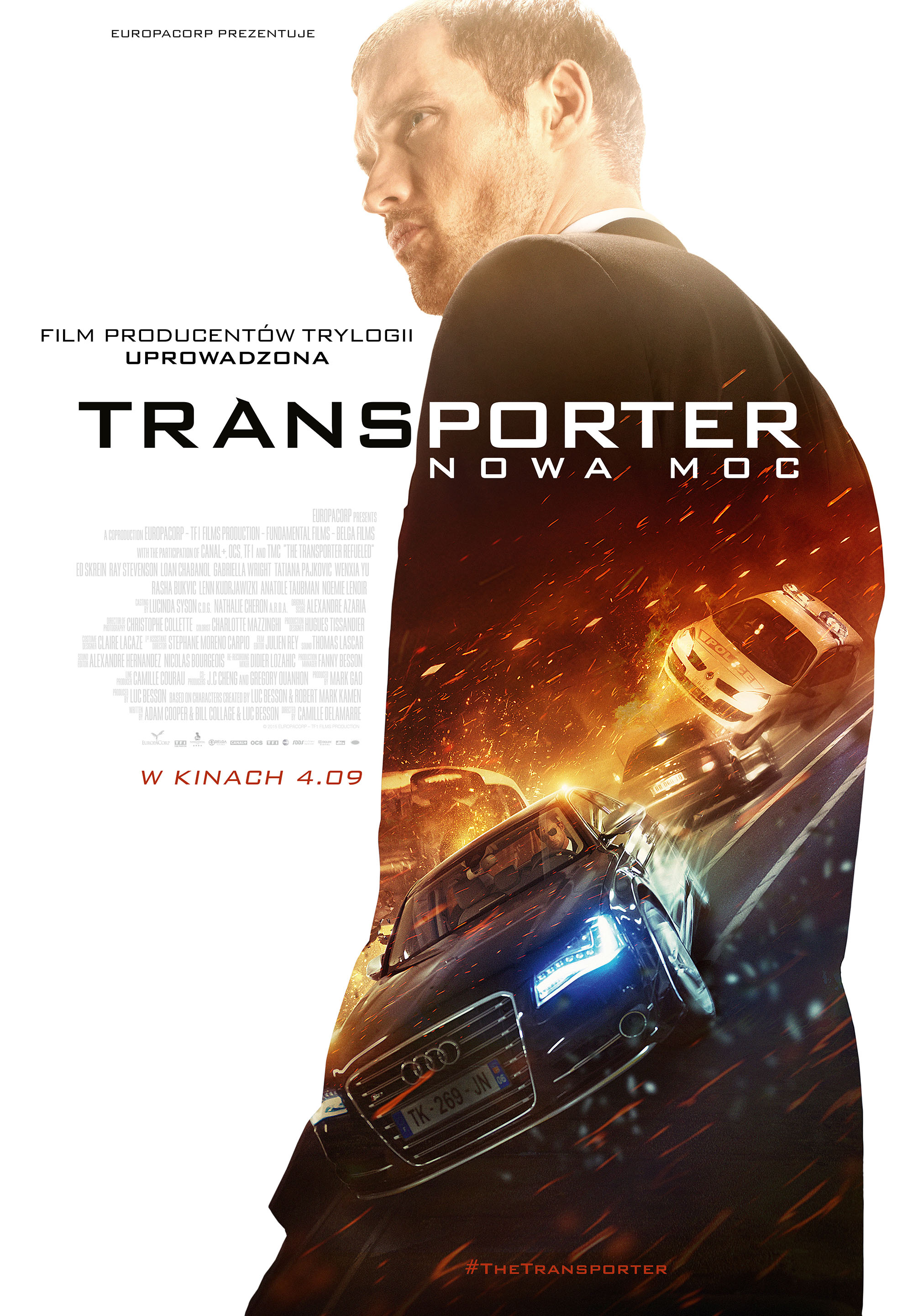 Polski plakat filmu 'Transporter: Nowa moc'