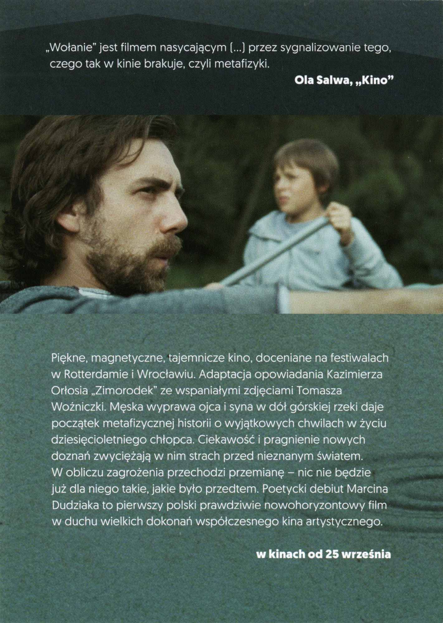 Ulotka filmu 'Wołanie (tył)'