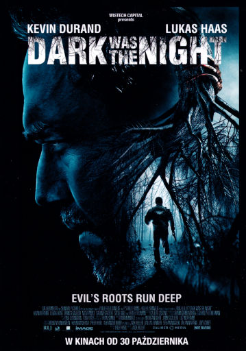 Przód ulotki filmu 'Dark Was the Night'