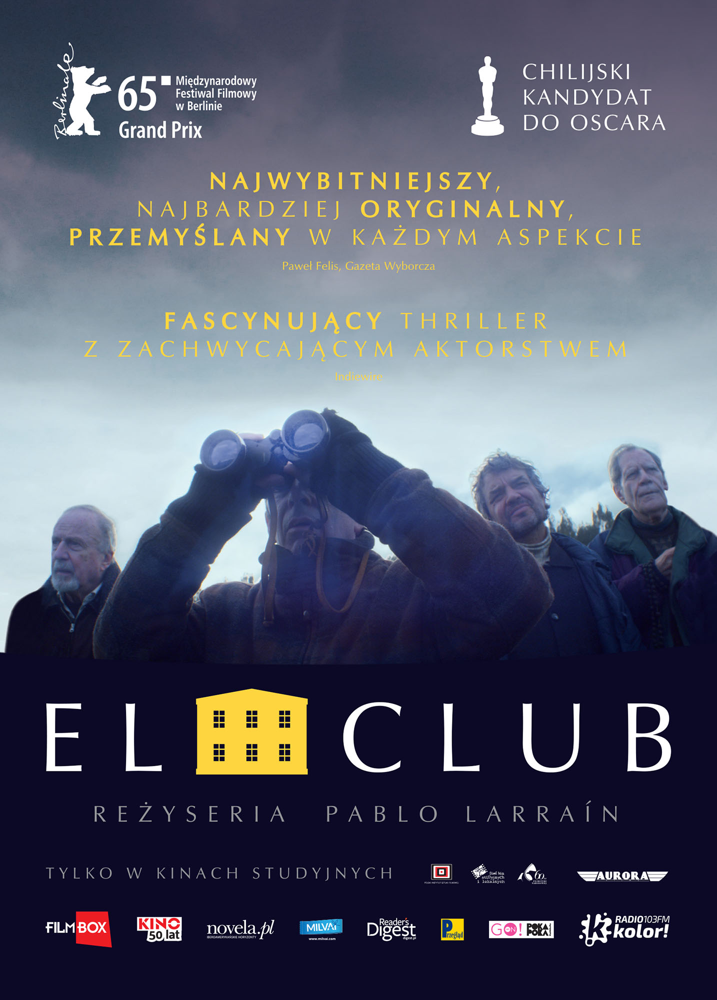 Ulotka filmu 'El Club (przód)'