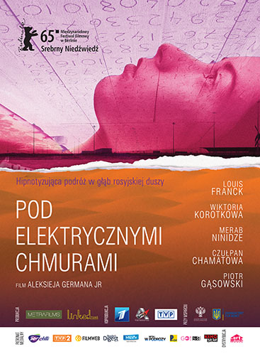 Przód ulotki filmu 'Pod elektrycznymi chmurami'