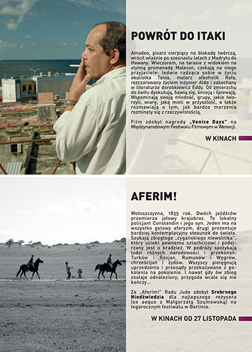Tył ulotki filmu 'Powrót do Itaki'