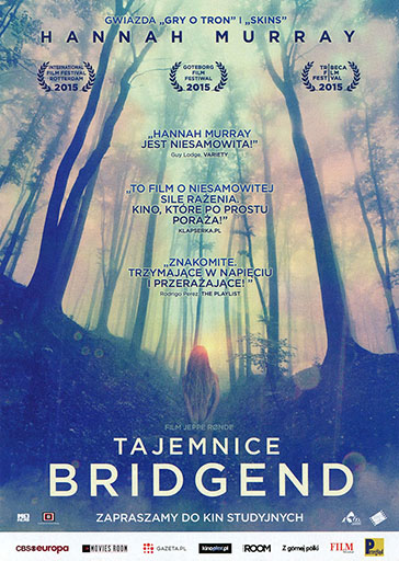Przód ulotki filmu 'Tajemnice Bridgend'