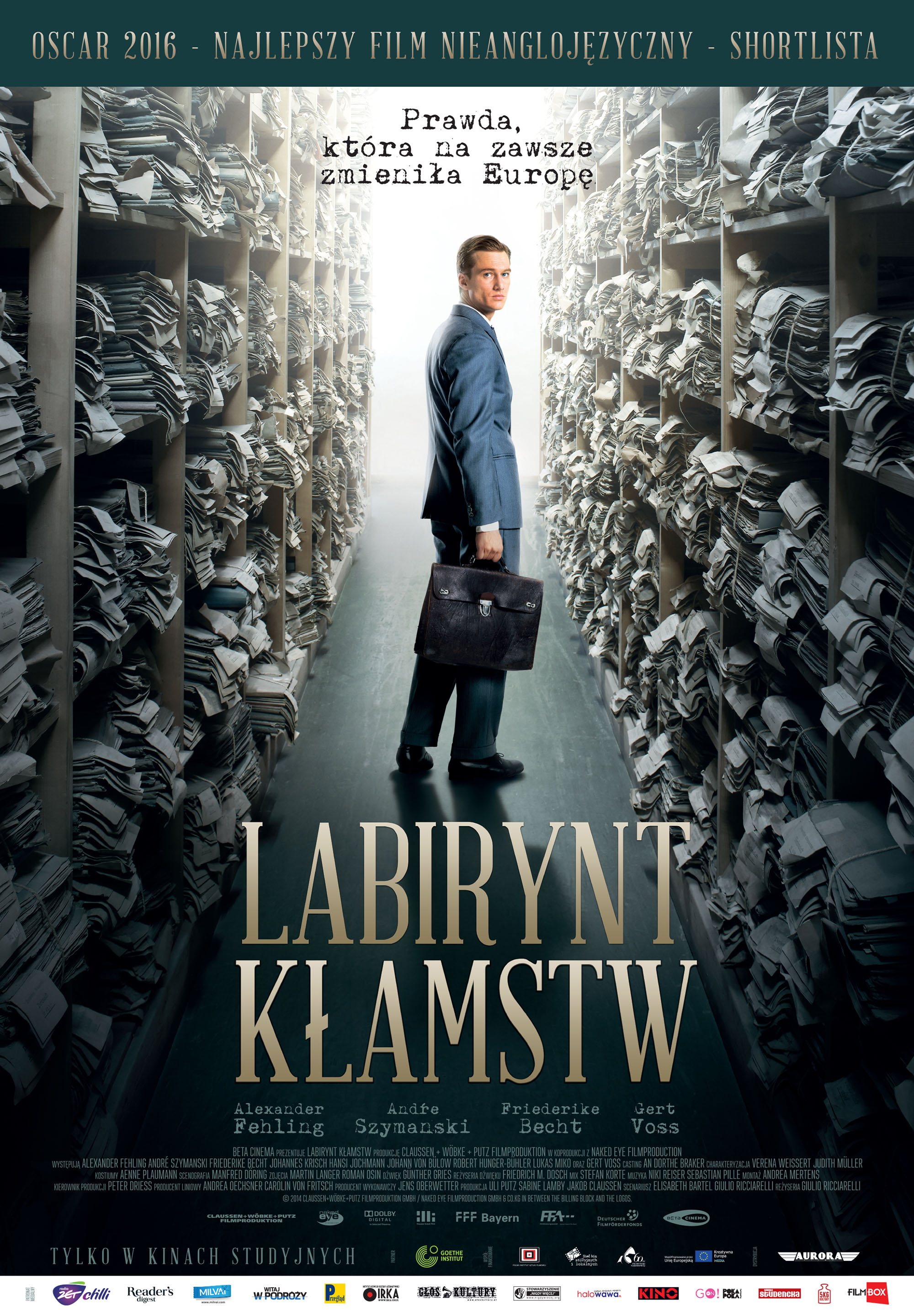 Polski plakat filmu 'Labirynt kłamstw'