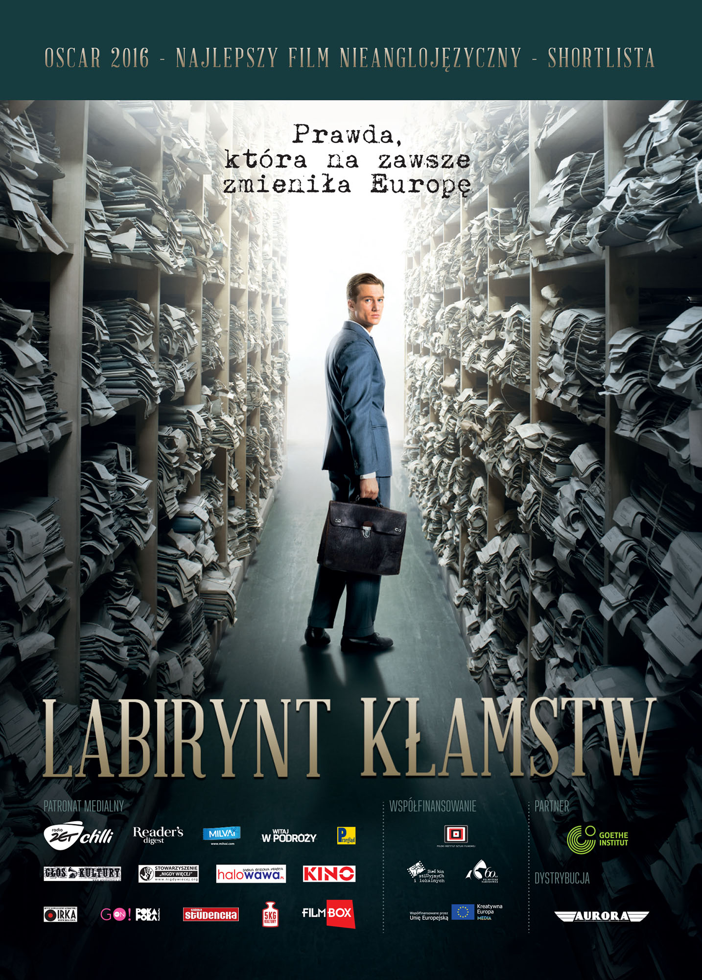 Ulotka filmu 'Labirynt Kłamstw (przód)'