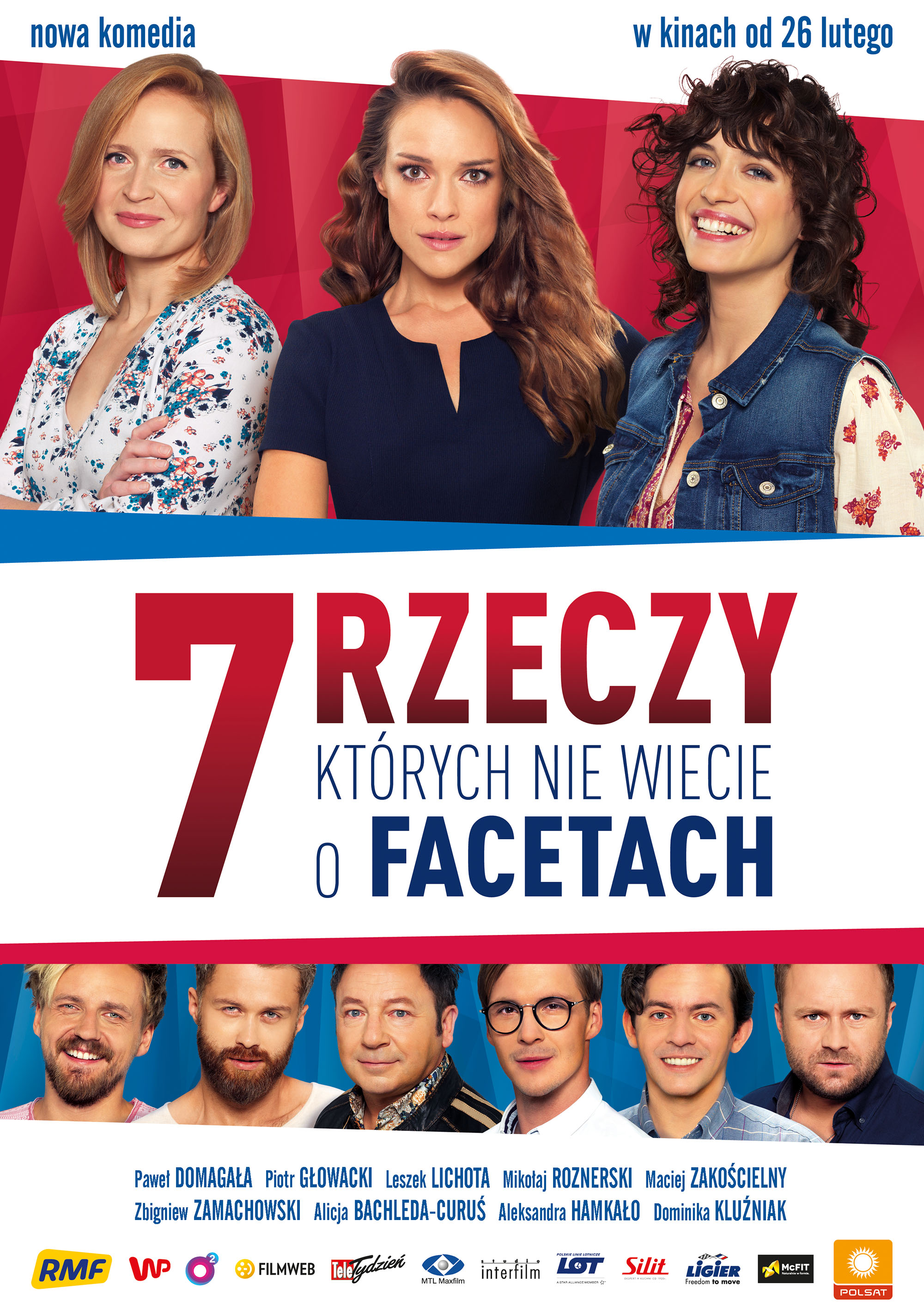 Polski plakat filmu '7 rzeczy, których nie wiecie o facetach'