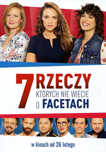 Przód ulotki filmu '7 rzeczy, których nie wiecie o facetach'