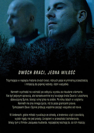 Tył ulotki filmu 'Ardeny'