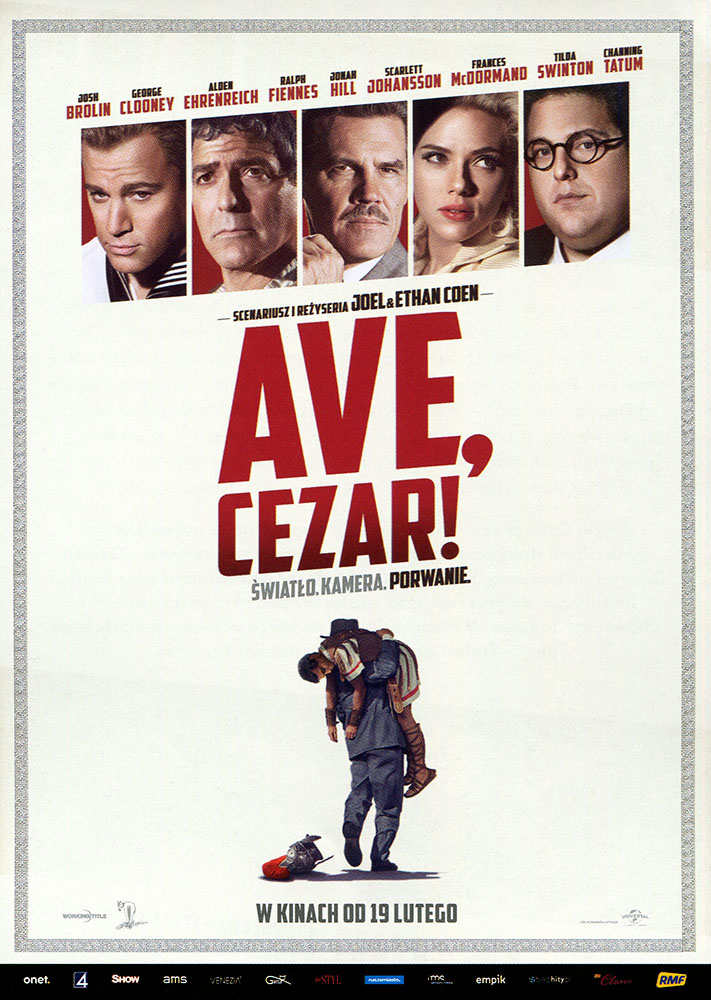 Ulotka filmu 'Ave, Cezar! (przód)'