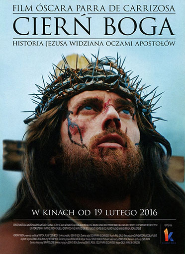 Przód ulotki filmu 'Cierń Boga'