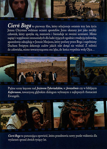 Tył ulotki filmu 'Cierń Boga'