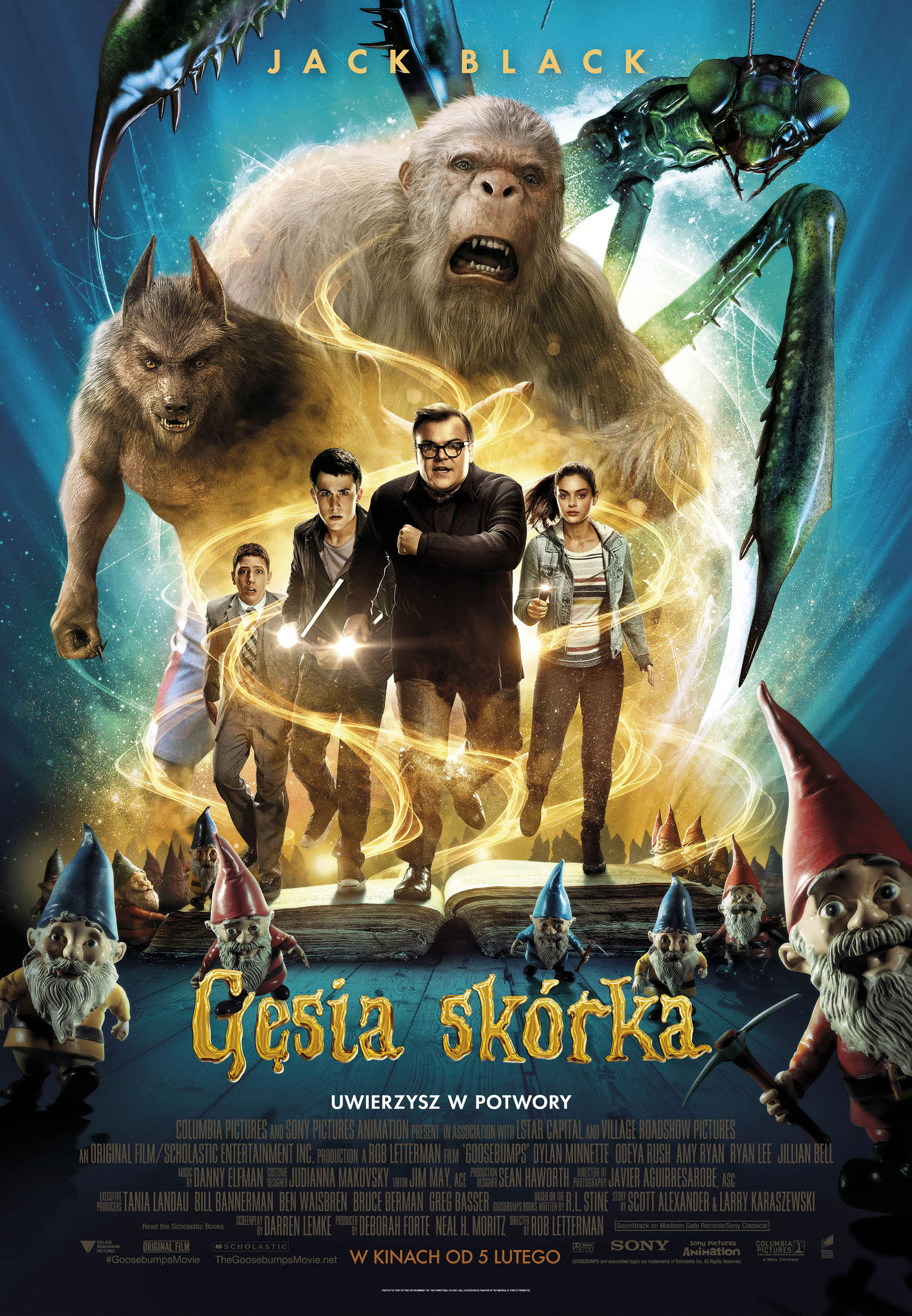 Polski plakat filmu 'Gęsia skórka'