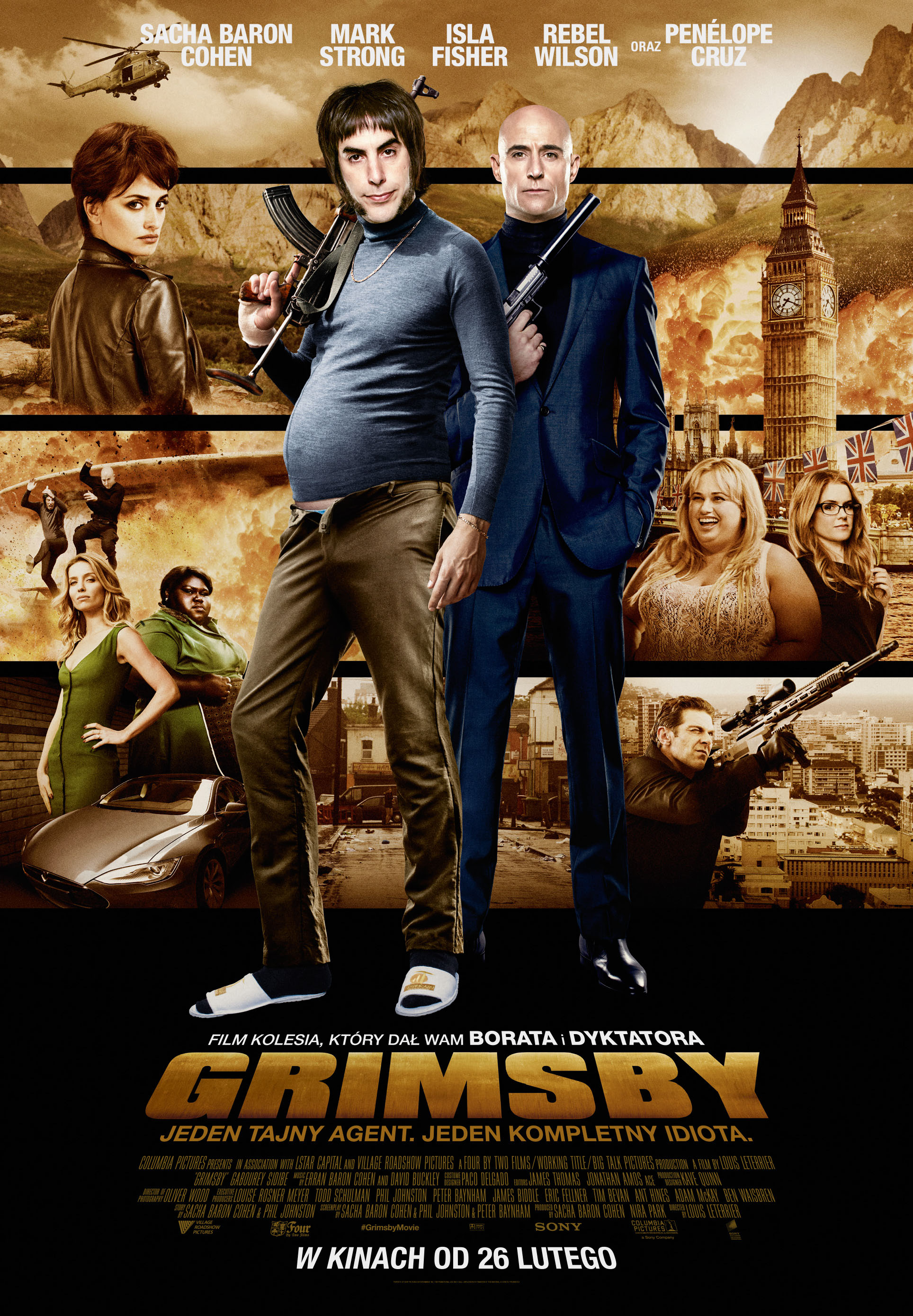 Polski plakat filmu 'Grimsby'