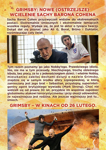 Tył ulotki filmu 'Grimsby'