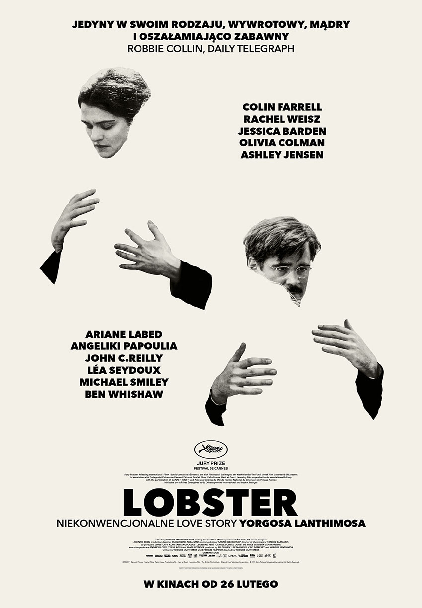 Polski plakat filmu 'Lobster'